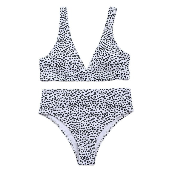 Babysbule Swimsuits for Women Fashion Women Split Swimwear Show Waist Printing Bikini Bathing Suit Swimsuit Sets