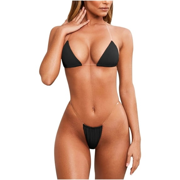 Babysbule Swimsuits for Women Fashionista Lady Underwear Bikini Set Two Piece Swimsuit