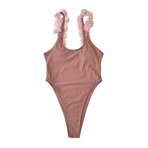 Babysbule Swimsuits for Women Women's sexy Beachwear high waisted open back bikini one piece swimsuit