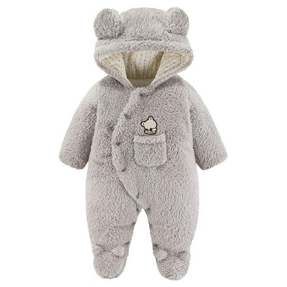 Babysbule Toddler Baby Cute Fall Jumpsuits Fashion Baby And Winter Cotton Clothes Outing Romper Baby Jumpsuits