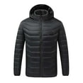 thumbnail image 1 of Babysbule Winter Coats for Women Fashion Long Sleeve Hooded Casual Outwear Tops T-Shirt Pockets Zipper Women Coat Blouse Tops, 1 of 9