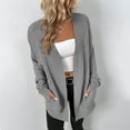 thumbnail image 1 of Babysbule Winter Coats for Women Fashion Women Casual Pockets Long Sleeve Casual Solid Coat Cardigan Blouse Tops, 1 of 6