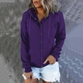 thumbnail image 1 of Babysbule Winter Coats for Women Fashion Women Zipper Winter Lengthened Plush Long Sleeve Outwear Tops, 1 of 6