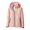 thumbnail image 1 of Babysbule Winter Coats for Women Women Detachable Cap And Windproof Thick Three-in-one Jacket Outdoor Sports Warm Jacket Tops, 1 of 2