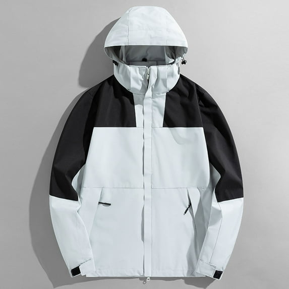 Babysbule Winter Coats for Women Women Detachable Cap And Windproof Thick Three-in-one Jacket Outdoor Sports Warm Jacket Tops