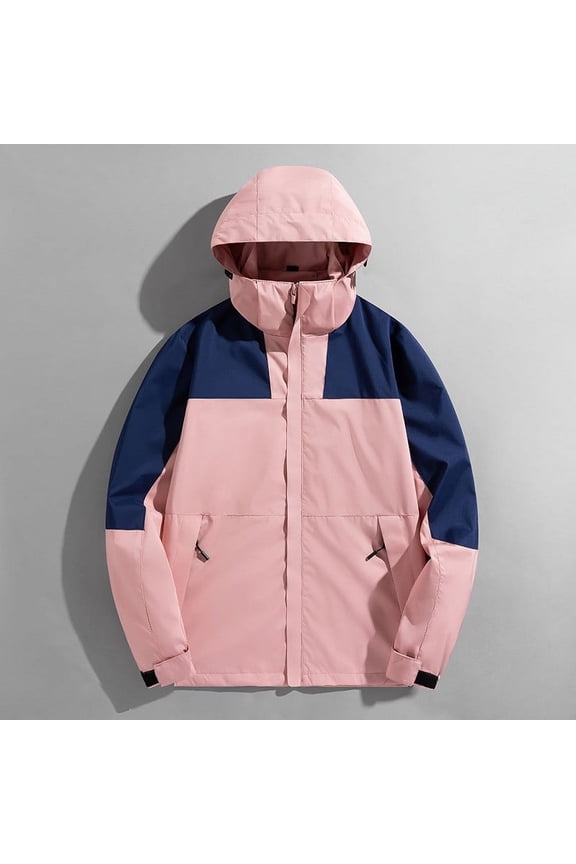 Winter Coats for Women Women Detachable Cap And Windproof Thick Three-in-one Jacket Outdoor Sports Warm Jacket Tops