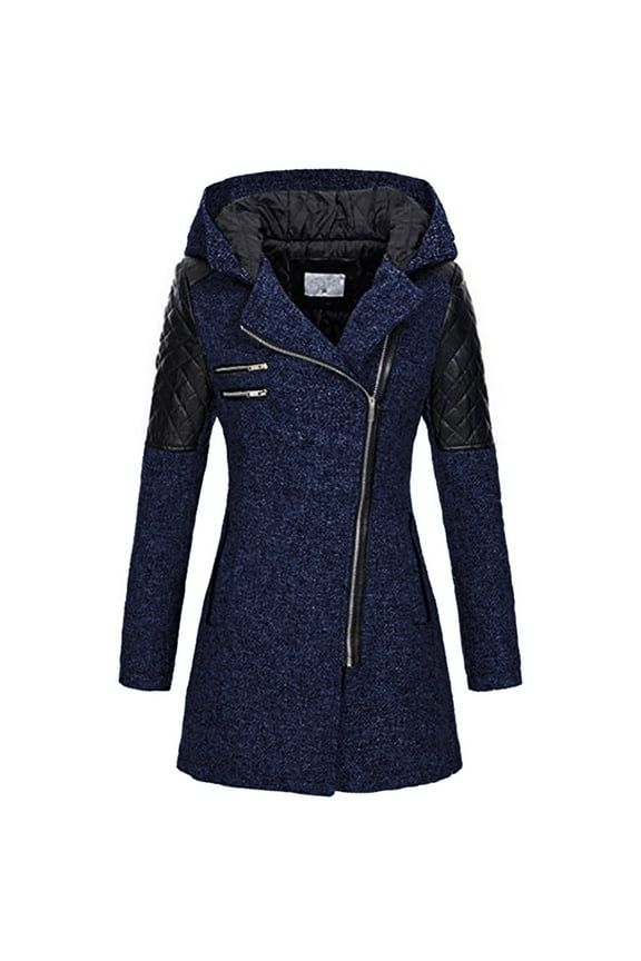 Winter Coats for Women Women Warm Slim Jacket Thick Overcoat Winter Outwear Hooded Zipper Coat Tops
