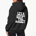 thumbnail image 1 of Babysbule Winter Coats for Women Women's Casual Printed Zippered Long Sleeved Hooded Sweater Jacket Top Tops, 1 of 5
