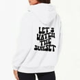 thumbnail image 1 of Babysbule Winter Coats for Women Women's Casual Printed Zippered Long Sleeved Hooded Sweater Jacket Top Tops, 1 of 5