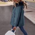 thumbnail image 1 of Babysbule Winter Coats for Women Womens Warm Long Sleeve Coat Hoodies Collar Jacket Slim Winter Outwear Tops, 1 of 5