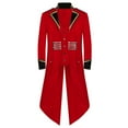 thumbnail image 1 of Babysbule Winter Jacket for Men Plu Size Men's Gothic Tailcoat Coat Steampunk Retro Tail Coat Medieval Lapel Court Dress Slim Coat L, 1 of 4