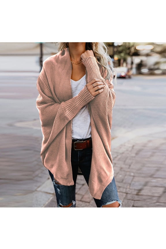 Winter Jackets for Women Fashion Women Long Sleeve Solid Cardigan Autumn Casual Coat Blouse Top