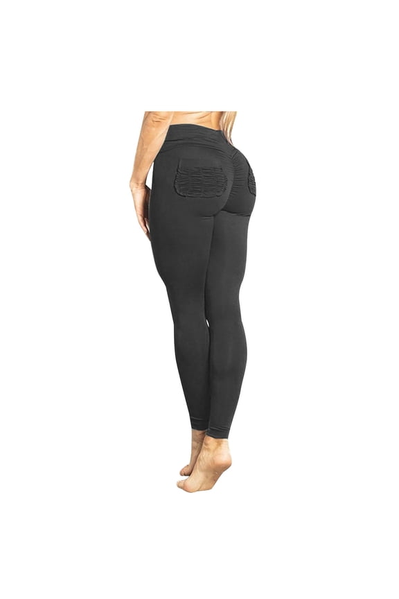 Women High Waist Yoga Pants Sport Trousers Women Fitness Exercise Stretch High Waist Skinny Suckled Pocket Yoga Pants