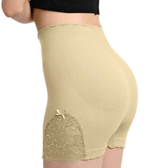 Babysbule Women Shorts Women Mid Waisted Body Shaper Shorts Safety Pants Shapewear Tummy Control