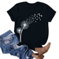 thumbnail image 1 of Babysbule Women's Tops Women's Fashion Crewneck Printed Short Sleeve T-shirt Casual Loose Shirt Tops, 1 of 3