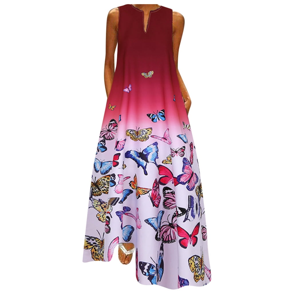 butterfly women's dress www.Nuroco.com