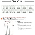thumbnail image 1 of Babysbule Women's Pants Women Casual Solid Cotton Linen Drawstring Elastic Waist Long Wide Leg Pants, 1 of 7