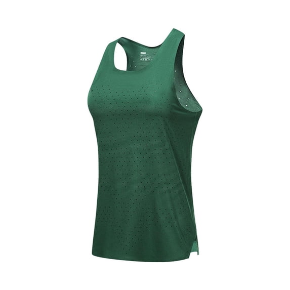 Babysbule Women's Sleeveless Breathable Mesh Racerback Tank Top, Quick Dry Activewear for Running, Fitness and Workout