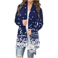 thumbnail image 1 of Babysbule Women's Tops, Jackets& Coat Fashion Women's Fashionable Long Sleeved Floral Printed Cardigan Jacket Top, 1 of 5