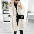thumbnail image 1 of Babysbule Women's Tops, Jackets& Coat Fashion Womens Faux-Fur' Gilet Long Sleeve Waistcoat Body Warmer Jacket Coat Outwear, 1 of 8