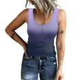 thumbnail image 1 of Babysbule Women's Tops Tank Top For Women Sexy O Neck Sleeveless Vest Summer Trendy Slim Skinny Pullover Tunic Tees, 1 of 6