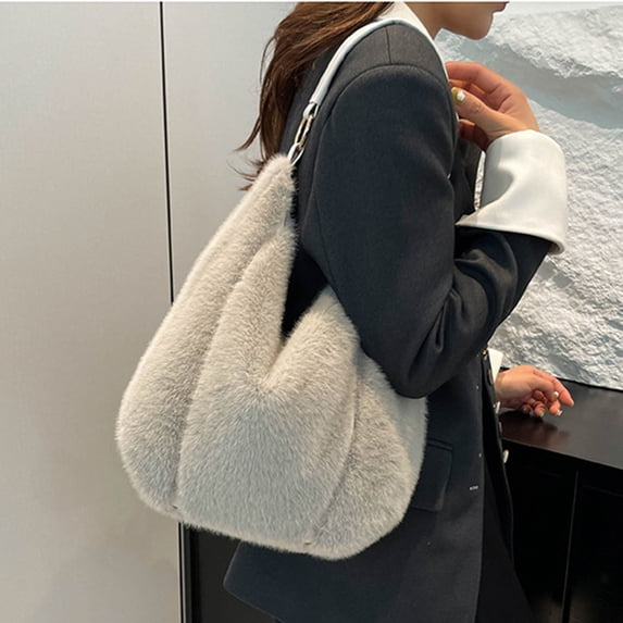 Babysbule Women's Tote Bag Large Capacity Versatile Shoulder Crossbody Handbag Fall Winter Casual Daily Purse