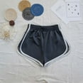 thumbnail image 1 of Babysbule Womens Athletic Sport Shorts Casual Plus Size Elastic Waist Wide Leg Splice Running Fitness Workout Shorts S-5XL, 1 of 4