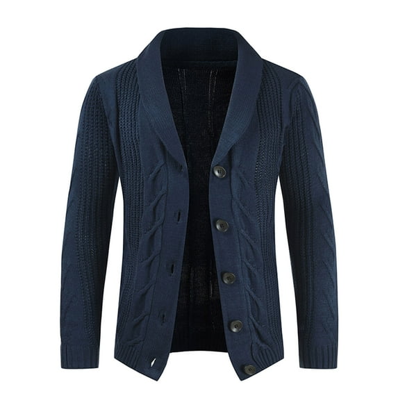 Babysbule Womens Cardigans Clearance Cardigan Solid Color Personality Slim Button Everyday Casual Men's Sweater Women's Top Clearance Blouse