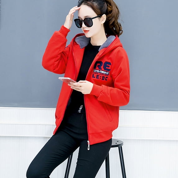 Babysbule Womens Cardigans Fashion Lady Cardigan Solid Hoodies For Women Long Sleeve Blouse Sport Coat Women's Top Blouse