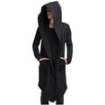 thumbnail image 1 of Babysbule Womens Cardigans Men's Jacket Long Cardigan Cloak Coat Hooded Sweater Women's Top Blouse, 1 of 4