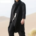 thumbnail image 1 of Babysbule Womens Cardigans Men's Windbreaker Mid-length Cloak Cardigan Long-sleeved Jacket Women's Top Blouse, 1 of 6