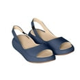 thumbnail image 1 of Babysbule Womens Sandals, Summer Ladies Sandals Casual Footwear Solid Color Women's Casual Fish Mouth Thick Bottomed Sandals, 1 of 4