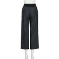 thumbnail image 1 of Babysbule Womens Jeans Women Casual High Waist Elasticity Denim Wide Leg Palazzo Pants Jeans Trousers, 1 of 8