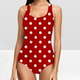 thumbnail image 1 of Babysbule Womens One Piece Swimsuit Women's Bikini Swimsuit Summer Womens Printed Bikini Swimwear Bathing Suit, 1 of 6