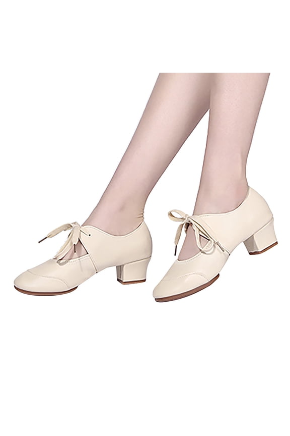 Womens Shoes Lady Style Shallow Mouth Modern Dance Latin Dance Square Dance Shoe Low Top Soft