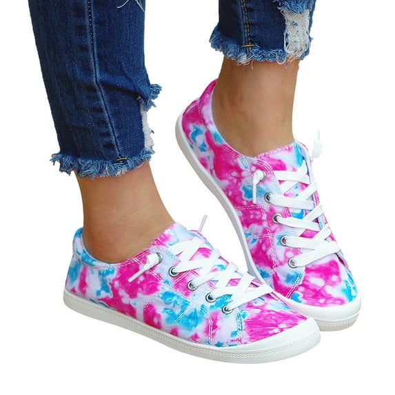 Babysbule Womens Shoes Clearance, Low-cut Canvas Shoes One-foot Lazy Korean Version Student Casual Flat Shoes