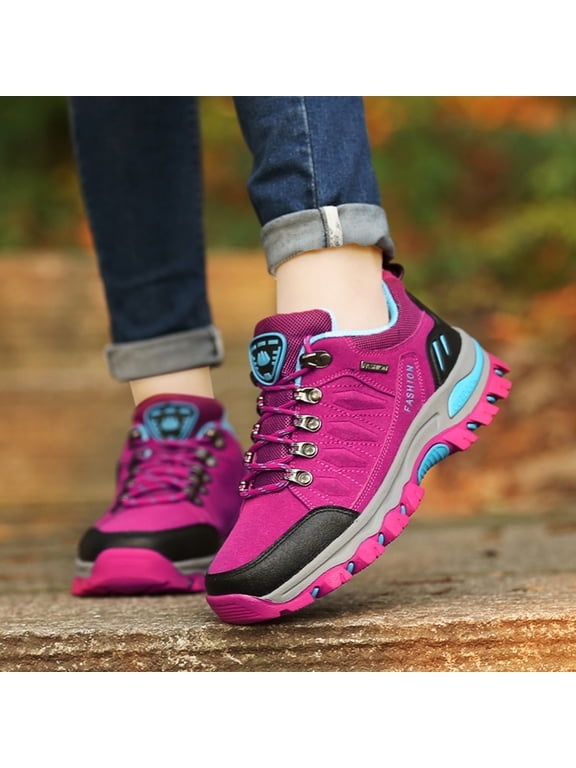 Shoes Women, Women Outdoor Sports Climbing Hiking Shoes Waterproof Trekking Sneakers