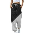 thumbnail image 1 of Babysbule Womens Sports Workout Pants Womens Gradient Sweatpants Loose Lounge Trousers With Pockets High Waist Pants, 1 of 4