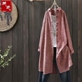 thumbnail image 1 of Babysbule Womens Stylish Stripe Plus Size T-shirt Long Sleeves Blouse Turndown Collar Pocket Casual Tops, 1 of 9