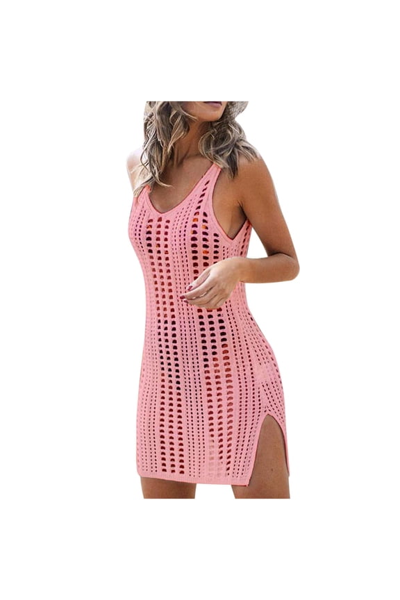 Womens Swimwear Swimsuit Cover Ups for Women V Neck Loose Beach Bikini Bathing Suit Sunscreen Skirt