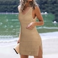 thumbnail image 1 of Babysbule Womens Swimwear Swimsuit Cover Ups for Women V Neck Loose Beach Bikini Bathing Suit Sunscreen Skirt, 1 of 5