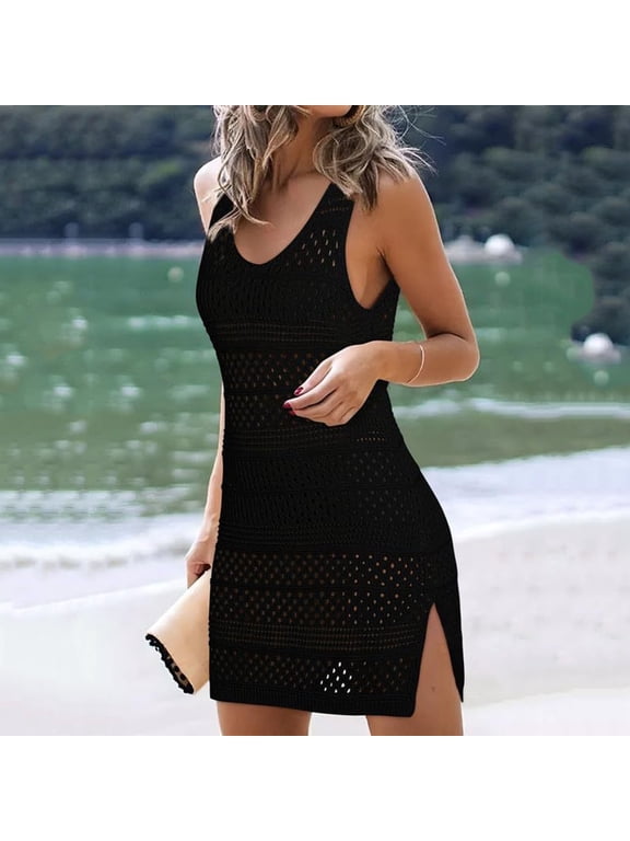 Womens Swimwear Swimsuit Cover Ups for Women V Neck Loose Beach Bikini Bathing Suit Sunscreen Skirt