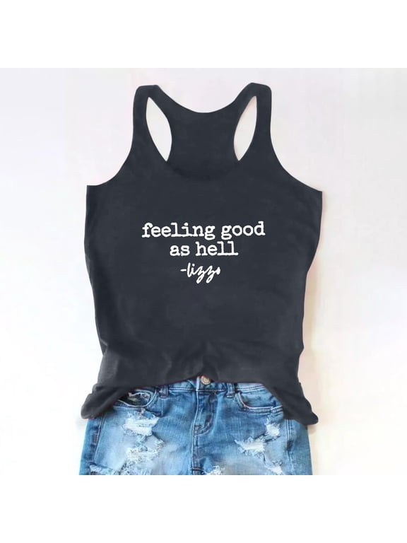 Womens Tank Tops Women's Drinking Tank Tops Adult Girls Summer Beach Funny Graphic Racerback Tanks Vest Sayings Blouse