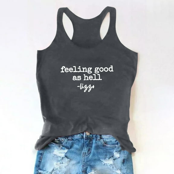 Babysbule Womens Tank Tops Women's Drinking Tank Tops Adult Girls Summer Beach Funny Graphic Racerback Tanks Vest Sayings Blouse