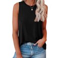 thumbnail image 1 of Babysbule Womens Tank Tops Women Fashion Summer Sexy Sleeveless Solid Color Light Loose Ventilation T-Shirt, 1 of 8
