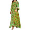 thumbnail image 1 of Babysbule Womens Tops Sets Blouse Plus Size Fashion Women Casual Printed Long Sleeve Round Neck Tops Long Dress Sets Fall Saving, 1 of 5