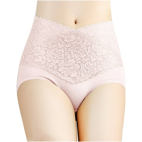 Babysbule Womens Underwear Clearance Seamless High-waist Lace Women's Underwear Panties