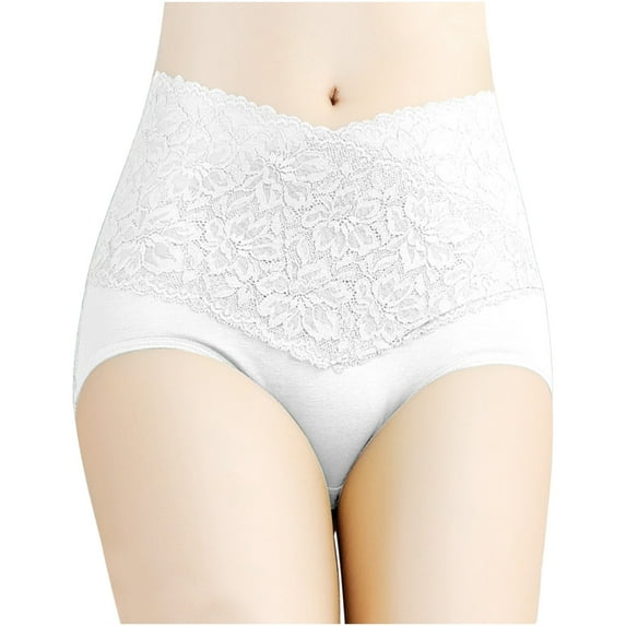 Babysbule Womens Underwear Clearance Seamless High-waist Lace Women's Underwear Panties