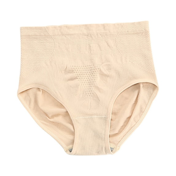 Babysbule Womens Underwear Clearance Women's New High-waist Briefs Postpartum Belly-up Hip Panties