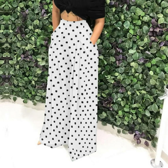 Babysbule Womens Wide Leg Pants Women's Casual Loose Baggy Pockets Pants Playsuit Trousers Overalls Bib Overall Pants